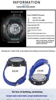 SHUNWAY Shengwei Reloj electrónico de moda para deportes al aire libre, resistente al agua, con luz nocturna para estudiantes - details 4
