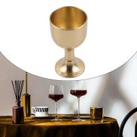 Taza de Bronce Vintage Vino Rojo, Borde Suave, Brillo Goso Portátil para Fiesta en Casa, Boda, Escena - details 10