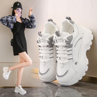 Nuevos zapatos otoño invierno, zapatos blancos con parte superior de ante, deportivos informales, versátiles, modernos y con suela gruesa. - details 1