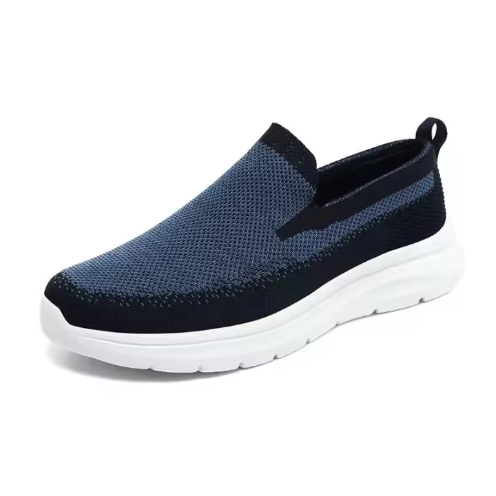 Nuevas zapatillas deportivas ligeras de malla suave para caminar para hombres mayores de talla grande 48 para Fitness y salud, haga que sus zapatos con logotipo - 1