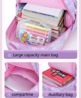 Mochila escolar para niños, resistente al agua, duradera, gran capacidad, arcoíris, mariposa, primaria - details 5