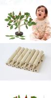 Bloques de construcción Montessori para niños, juguete educativo de madera ensamblada, árbol, hojas verdes - details 5