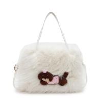 Otoño e invierno sensación mujer perezosa moda portátil bolsa de felpa lindo bolso de mensajero - details 1