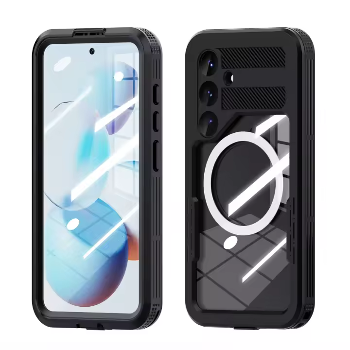 Samsung Galaxy S25 Ultra Funda Impermeable Cerrada, A Prueba de Polvo, Atraída por Imán, Anti-CAída - 1