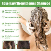 Champú de romero para el crecimiento del cabello, limpieza profunda, tratamiento del cuero cabelludo, Control de aceite, fortalecimiento de las raíces del cabello, champú antipérdida de cabello, 100ml - details 5