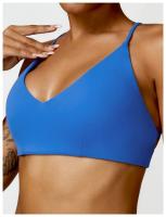 Sujetador de mujer con correa cruzada sujetador de yoga transpirable entrenamiento sexy espalda hermosa top de fitness - details 9