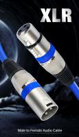 Nephy Cable de Audio 3Pin XLR AUX con Escudo de Interferencia Micrófono de Hombre a Mujer - details 0