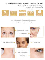Dispositivo portátil mini fraccional de radiofrecuencia para tensar la piel del rostro, eliminar arrugas y lifting facial. - details 1