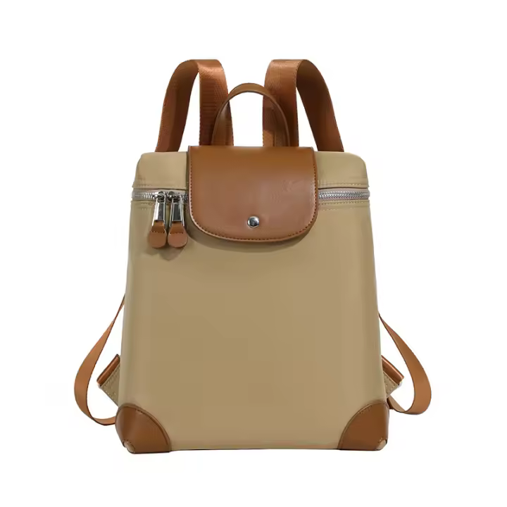 Nueva Mochila Bolso Moda Casual Bolsa Joven Moda Bolso Hombro Moda Yankee Simple Ancho Hombro Cinturón Mochila - 1