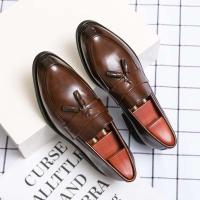 2025 zapatos de vestir de los hombres del estilo de la moda de los productos más vendidos, zapatos puntiagudos de cuero del banquete de boda - details 3
