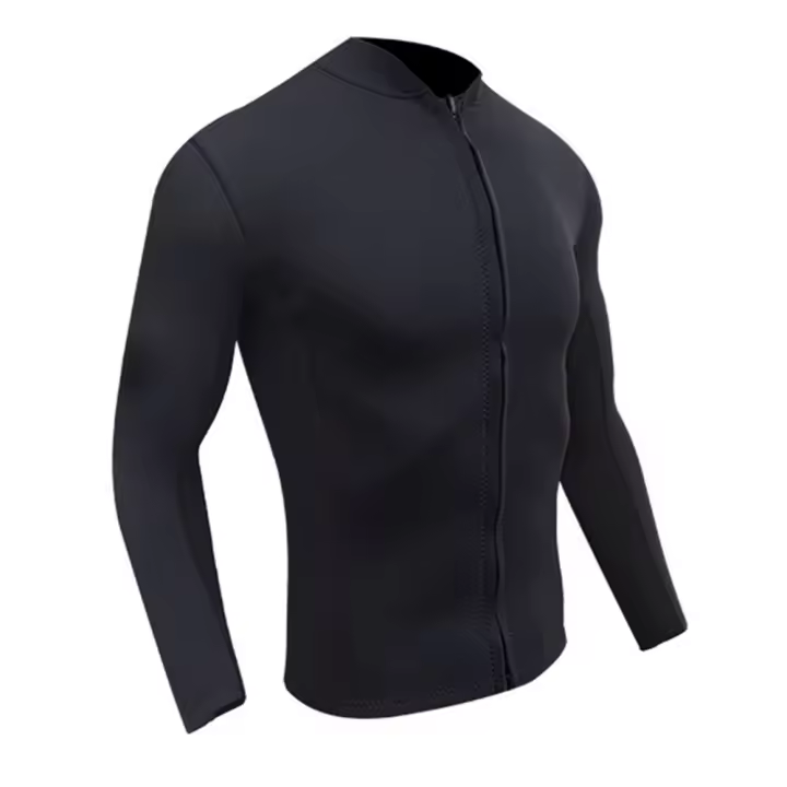 Top de neopreno de 2MM para hombre, traje de Buceo divididos, chaqueta Cálida para deportes acuáticos, Natación, esnórquel, surf - 1