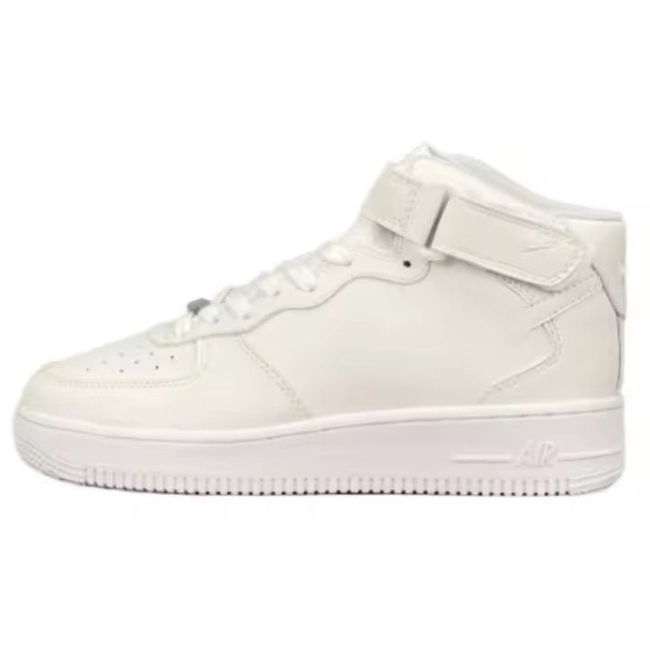 Force one, zapatos blancos en la parte media, zapatos deportivos casuales, zapatos masculinos para parejas y zapatos femeninos - 1