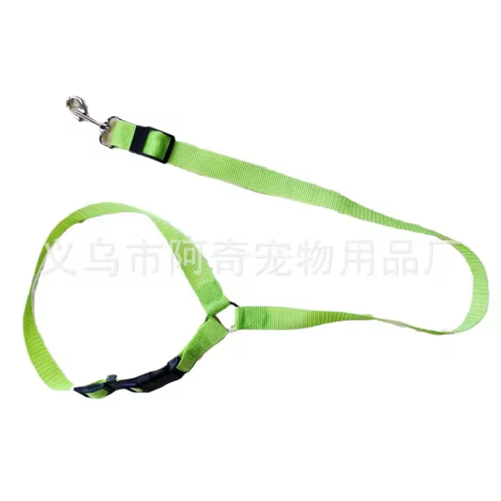 Productos para mascotas Correa de seguridad para coche Anillo cuerda para perro Cuerda para gato Reposacabezas para coche correa retráctil - 1