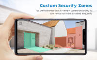 TMEZON-cámara de seguridad IP inalámbrica para exteriores, videocámara de 1080P con WIFI, batería recargable, Audio bidireccional, aplicación ICSEE de movimiento PIR - details 6