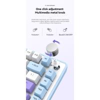 El macro del eje verde define el teclado del juego Teclado mecánico luminoso de colores mezclados - details 26