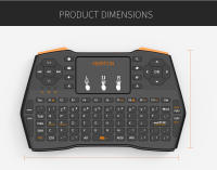 Mando a distancia Tricolor con retroiluminación, 2,4G, multifunción, ratón y teclado, Mini táctil, inalámbrico - details 15