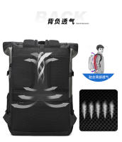 Mochila de viaje y ocio, mochila para estudiantes universitarios, bolsa de viaje expandible, computadora de gran capacidad, mochila para hombres. - details 7