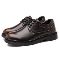 Gran tamaño 2025 nuevos zapatos formales casuales, zapatos de cuero de cordones de los hombres ligeros de baja altura - details 9
