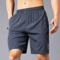 Shorts De Playa Para Hombre Verano Deporte Secado Rápido Con Bolsillos Cierre De Cremallera Pantalones De Entrenamiento Running Shorts De Gym Para Hombre Trabajo Físico - details 1