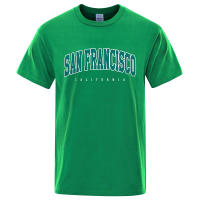 Camiseta holgada de algodón para hombre, ropa con letras de la ciudad de San Petersburgo, California, EE. UU., de gran tamaño, a la moda, de verano, Tops holgados informales - details 13