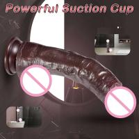 Leten-consoladores realistas de prepucio deslizante para mujer, 27 cm, ButtPlug, juego Anal vaginal falso largo, estimulador del punto G, Juguetes sexuales para adultos 18 - details 4