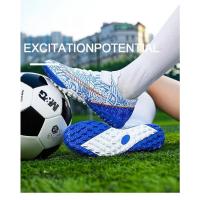Zapatos de fútbol para niños de Society, botas deportivas de cuero impermeables ultraligeras, zapatillas de entrenamiento Unisex para primavera/verano - details 16