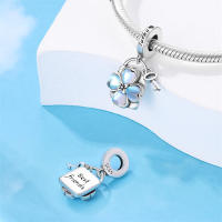 Abalorios de piedra de Color plateado para mujer, pulseras y brazaletes adecuados de estilo elegante, joyería fina DIY para cumpleaños - details 31