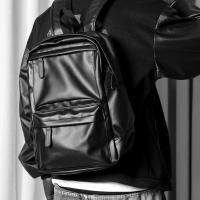 Mochila de viaje de cuero PU para hombre, morral escolar de negocios de color sólido, a la moda, novedad de 2022 - details 12