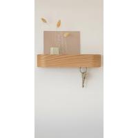 Perchero Pared Madera 'Toke' |   Diseño Moderno con Ganchos Ocultos |   Panel de Chapa de Madera Maciza |   Roble - details 5