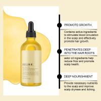Aceite esencial de ricino para reparar el cuero cabelludo seco y dañado, hidratante, cabello denso, lo que lo hace suave y hermoso - details 4