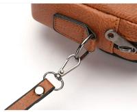 Bandolera de cuero impermeable para hombre, bolso de hombro clásico, de diseñador, de lujo - details 19