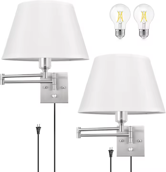 Aplique de pared regulable enchufable - 1