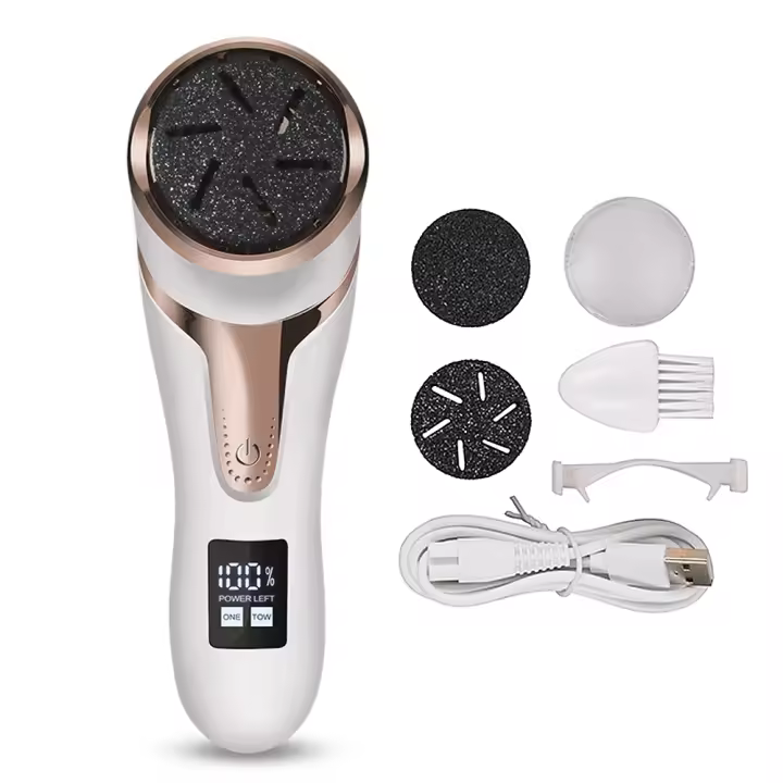 Kit eléctrico para eliminar callos de los pies, Lima portátil recargable para piel seca, agrietada y muerta, herramientas de pedicura - 1