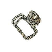 Mini pinza para el pelo de ácido acético, pinza para el pelo de acetato Y2K, pinzas para el pelo con patrón de leopardo, pinza para cola de caballo alta, pasadores cuadrados, tocados - details 1