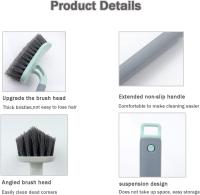 Cepillo de Limpieza Abrazador de Alta Resistencia Paquete de 2 Ideal para Ranuras, Fregadero, Superficie de Estufa Hecho en China - details 1