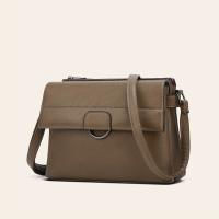 Bolso bandolera de gran capacidad para mujer con cierre de cremallera - Bolso de hombro convertible elegante, correa ajustable, disponible en marrón/beige/negro/caramelo - Bolso formal y diario de cuero sintético para mujer, bolso bandolera, accesorio de - details 2