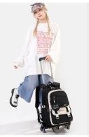 Mochila escolar con ruedas desmontables para niña de primaria, mochila con ruedas grande para secundaria, artículos de regreso a la escuela - details 15