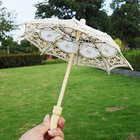 Paraguas de Encaje Vintage para Boda Sombrilla de 29/45cm para Novia, Regalo de Boda, Accesorios para Fotos, Regalo para Niños, Decoración de Fiesta en Casa - details 4