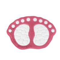 Alfombras de baño súper absorbentes antideslizantes, alfombras de baño de adoquines lavables, lindas alfombras de área de espuma viscoelástica en forma de pie - details 6