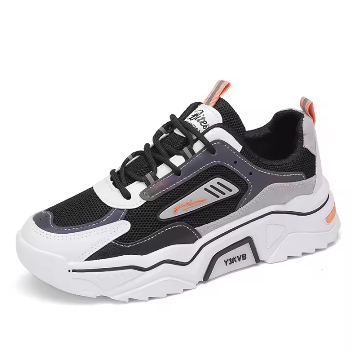 Zapatos De Deporte Casuales Para Hombre Transpirables Con Suela Gruesa Y Suave Para Verano Zapatillas Planas Para Estudiantes Y Running Al Aire Libre - 1