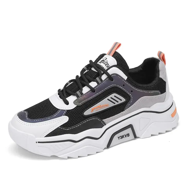 Zapatos De Deporte Casuales Para Hombre Transpirables Con Suela Gruesa Y Suave Para Verano Zapatillas Planas Para Estudiantes Y Running Al Aire Libre - 1