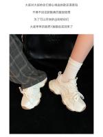 Ligero correr versátil zapatillas de deporte de las mujeres de la primavera nuevos zapatos pequeños de suela gruesa - details 4