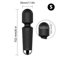 Vibrador de Doble Motor Wand de Silicona de Tamaño Grande Masajeador de Punto G para Pareja - details 25