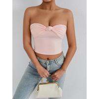 Top corto de verano Sexy de gama alta Pure Desire Tube para mujer, nuevo Top corto ajustado con pecho envuelto - details 2