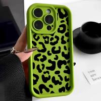 Funda de teléfono con estampado de leopardo para iPhone 11, Fundas de silicona para Iphone 16 Pro Max 13 14 15 12 7 8 Plus XS X SE 16promax 16pro - details 3