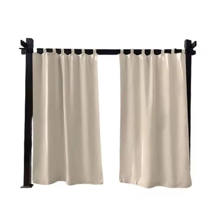 Cortina para exteriores solar y protección visual, alto 213 x ancho 132 cm, 1 unidad - 1