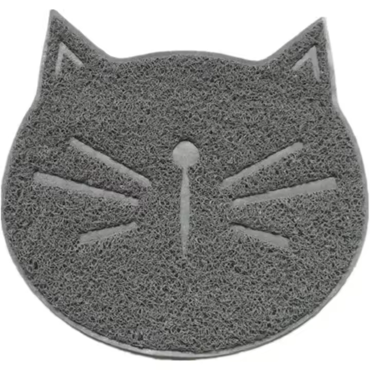 Alfombra Antideslizante para Gatos, alfombrilla de alimentación para Gatos, Arena - 1