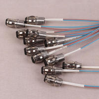 Enchufe Base G4 con cable L40cm para G4, reemplazo de soporte de 220V, enchufe de teflón de alta temperatura, paquete de 4/10/30/50 piezas - details 0