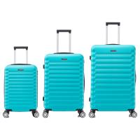 Elegante Conjunto de Maletas de Viaje Carcasa Ligera de ABS, Cerradura Numerada, 4 Ruedas Giratorias 360°, Asa Telescópica de Aluminio - details 3