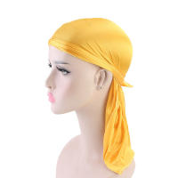 Durag de Seda para Hombres Larguísima Cola de Pelo Bandana Accesorio de Cabeca de Biker - details 8